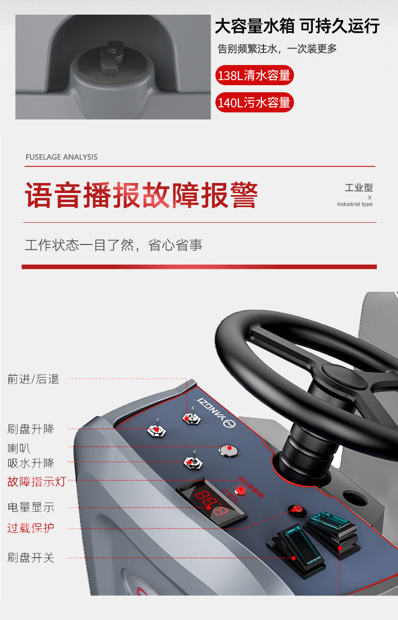 揚(yáng)子X7駕駛式洗地機(jī)(圖14) 揚(yáng)子X7駕駛式洗地機(jī)(圖14)